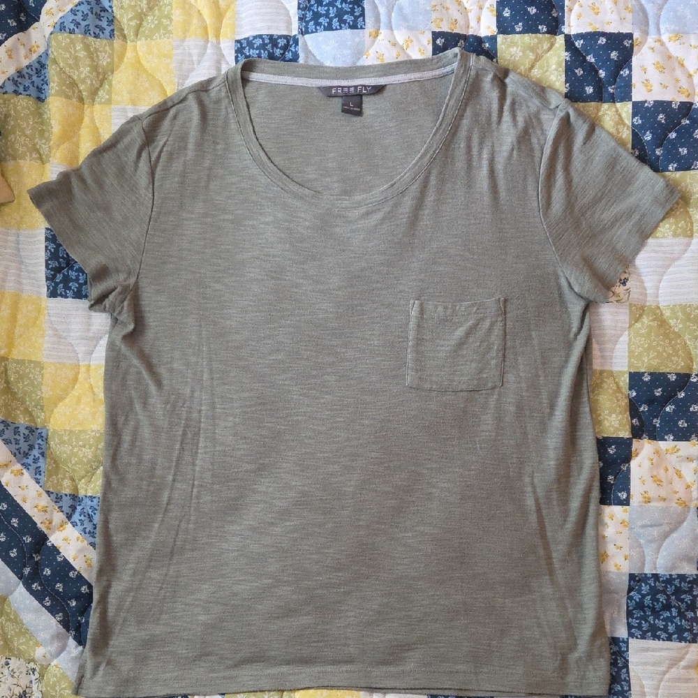 Free Fly Apparel Bamboo Slub Sagebrush Women's Short Sleeve Tee